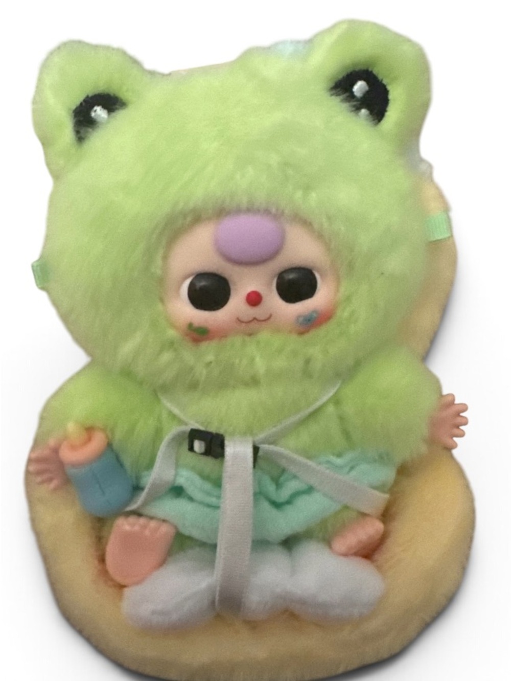 BB3: Plush Green Frog Costume Small  Toy with Seat